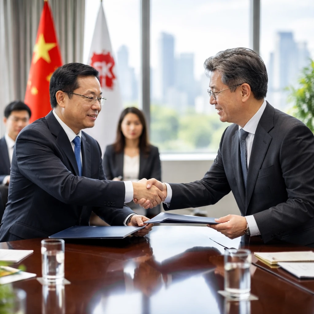 China Encourages SK Group to Strengthen Ties with Local Firms, Minister Says