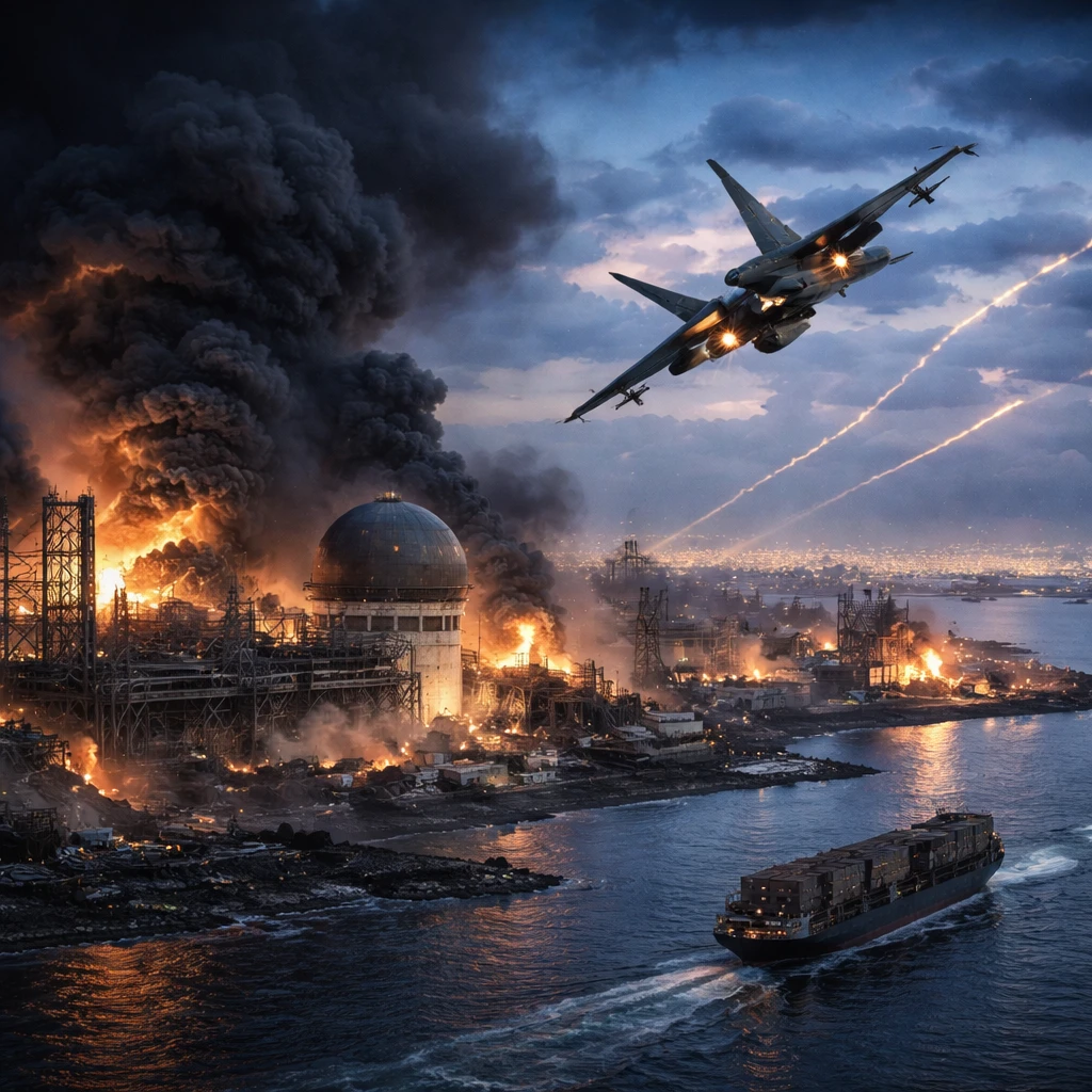 U.S. and Israel Strike Iranian Nuclear Sites and Steel Plants as Tehran Retaliates Across Gulf