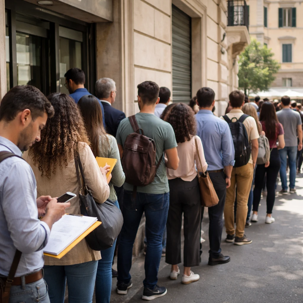 Italy's Unemployment Rate Rises to 5.7% in June as Labour Force Expands