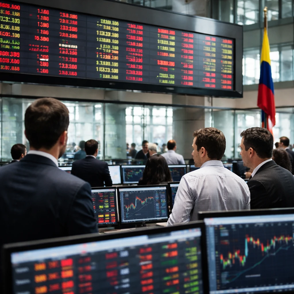 Colombian equities retreat as COLCAP drops 1.33% at Friday close