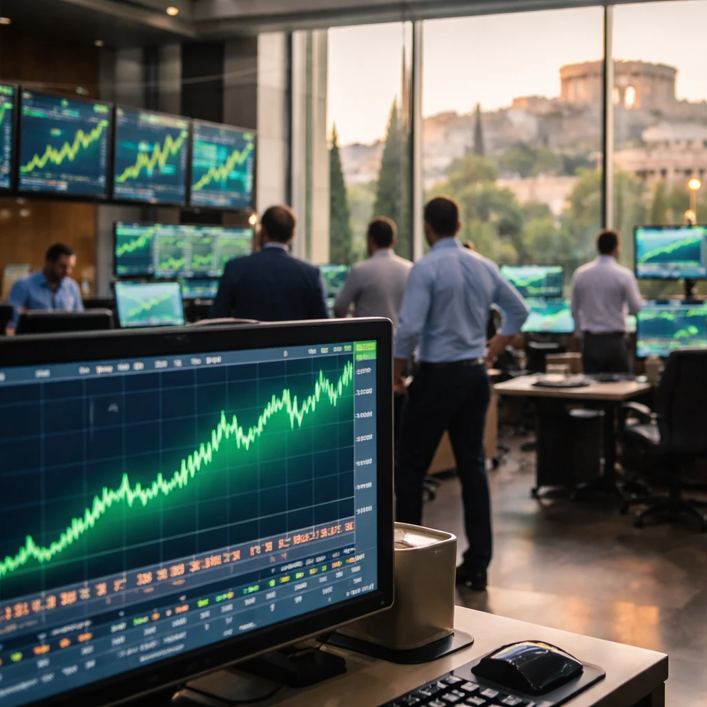Athens Stocks Climb as Banks, Construction and Travel Lead Gains