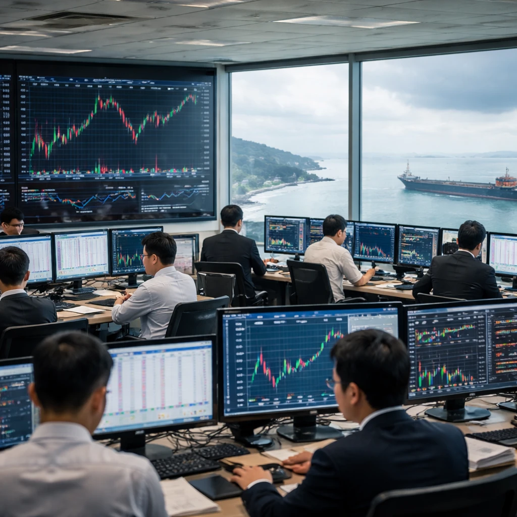 Asian Shares Drift Higher as Oil Pulls Back; Middle East Tensions Still Weigh