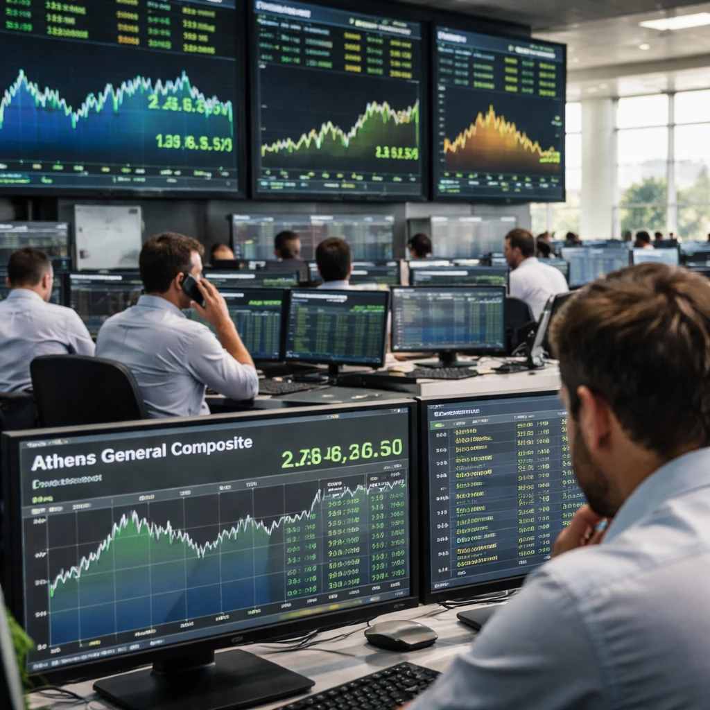 Athens bourse edges up as banking, construction and travel stocks lead gains