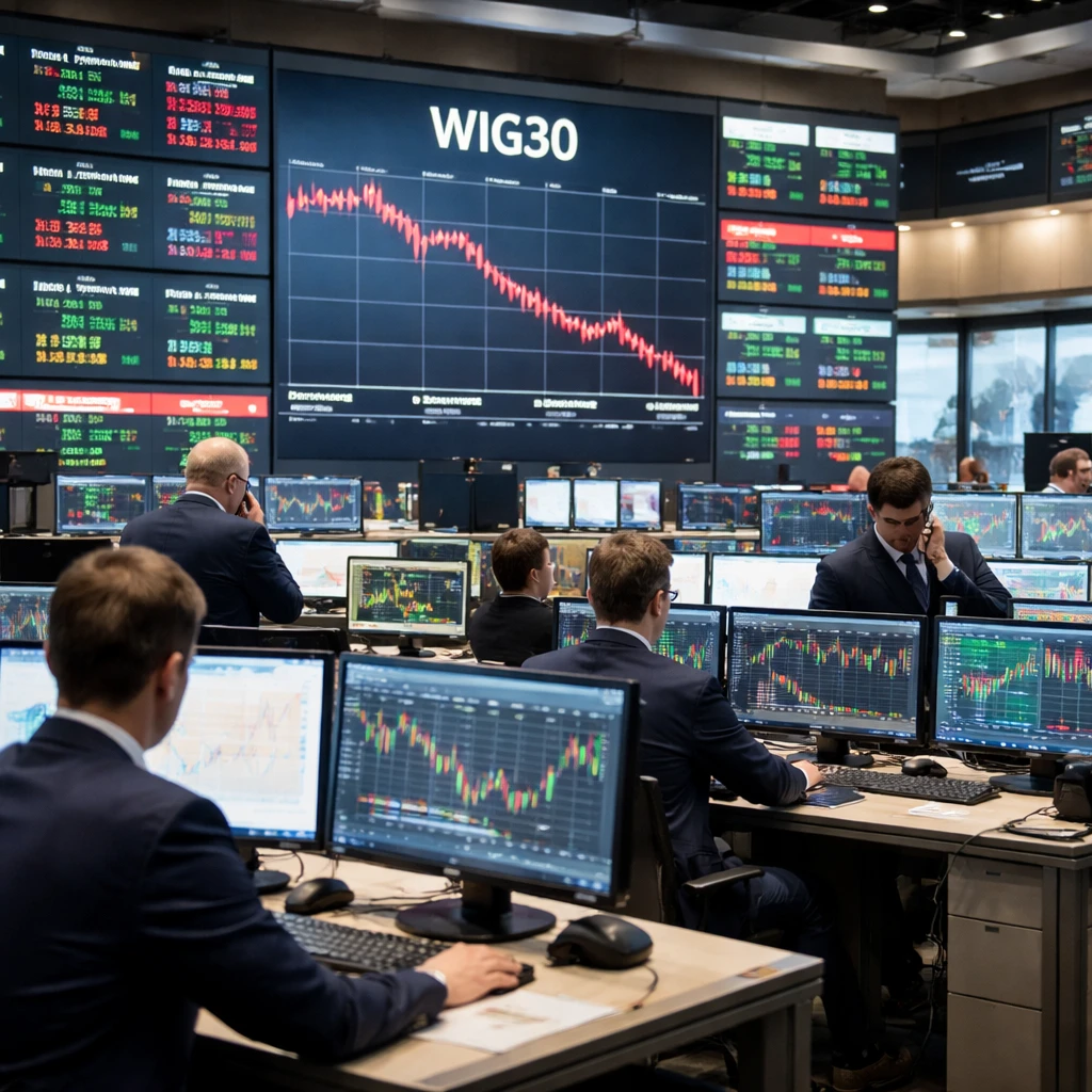 Polish Equities Retreat Amid Sectoral Declines, Led by Banking and Energy Losses