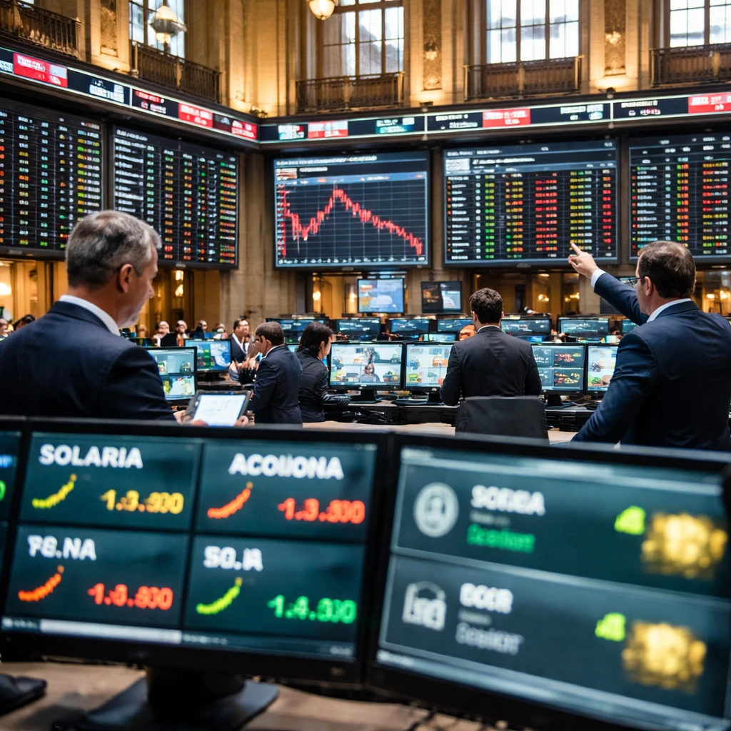 Madrid bourse closes slightly lower as consumer and financial names weigh on IBEX 35