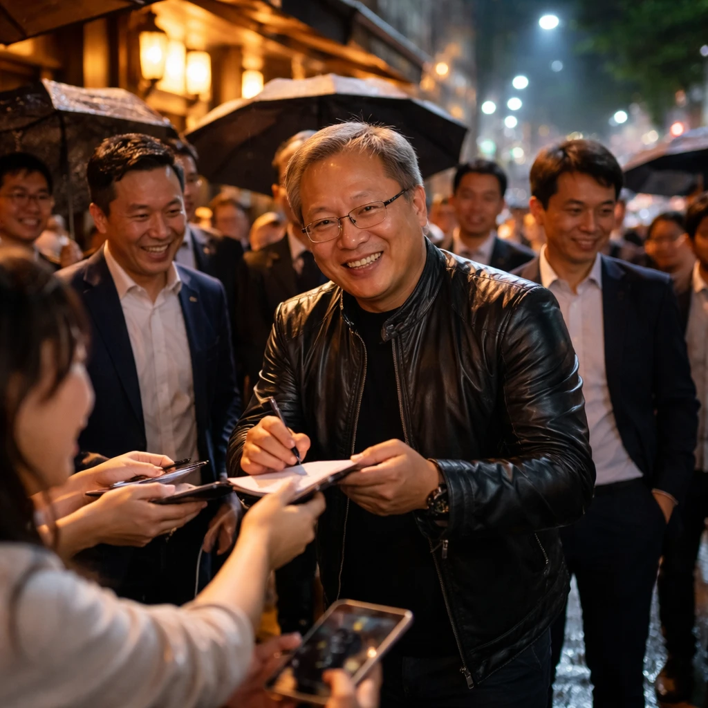 Jensen Huang Urges Taiwanese Suppliers to Ramp Up Output as AI Demand Intensifies