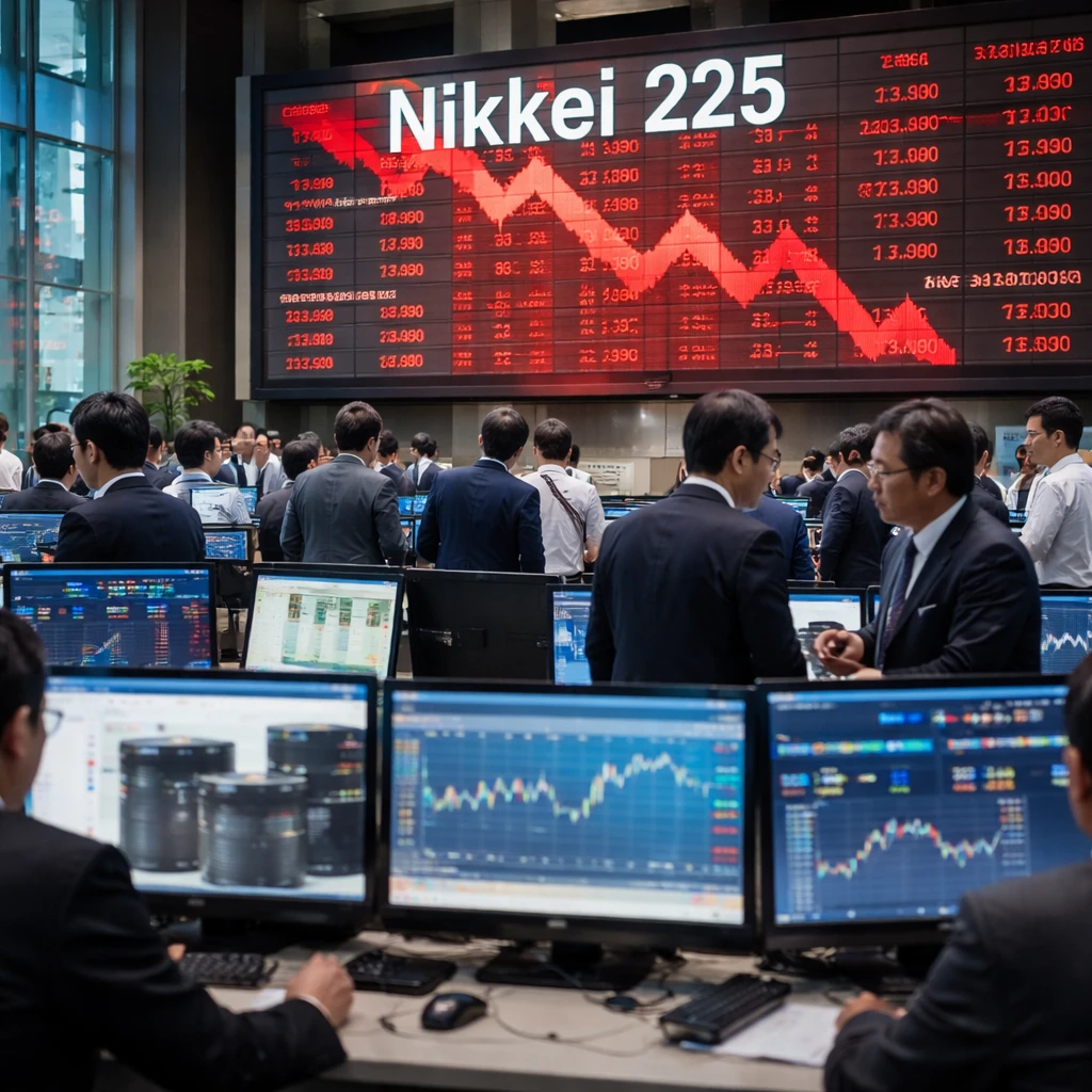 Tokyo Stocks Slip as Paper & Pulp, Transport and Communication Sectors Weigh on Market