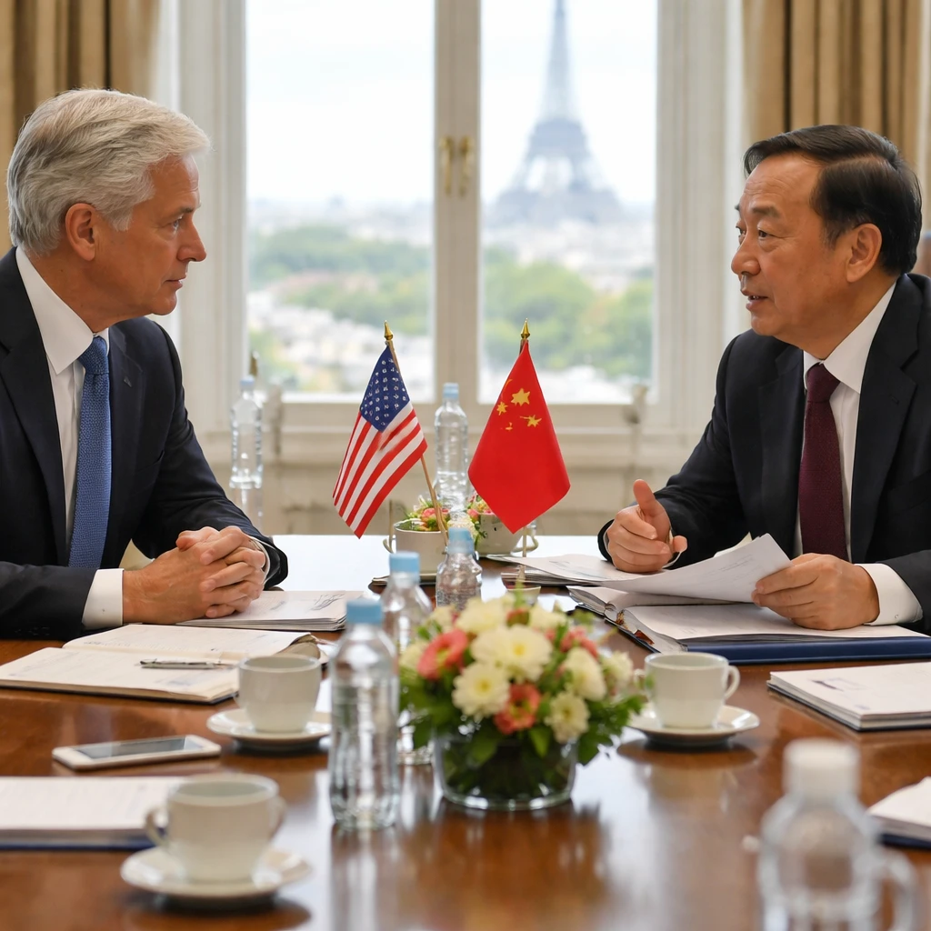 U.S. Treasury Secretary to Hold Paris Talks with Chinese Vice Premier This Weekend