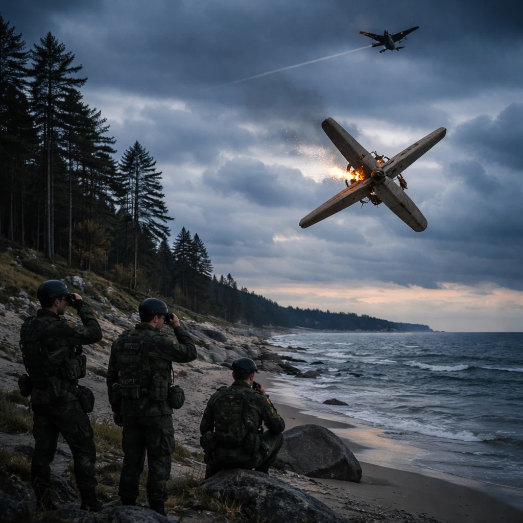 Lithuania: Shot-down drone likely headed for Ukraine, president says