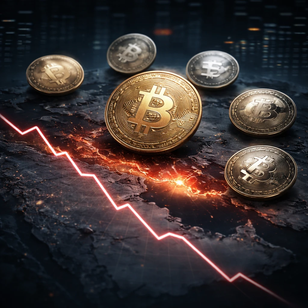 Bitcoin Retreats After Iran Closes Strait of Hormuz, Triggering Wider Crypto Sell-Off