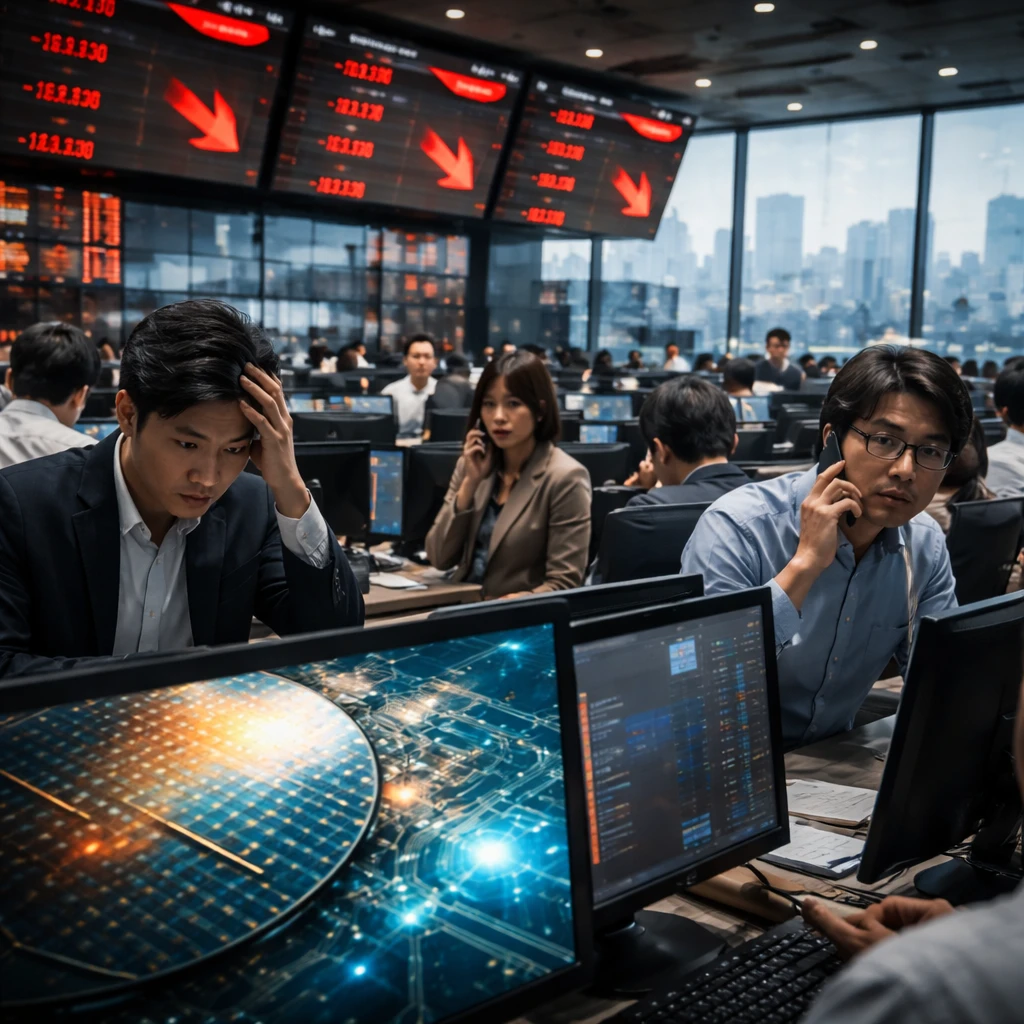 Asian Tech Stocks Slide Sharply as Semiconductor Names Lead Declines
