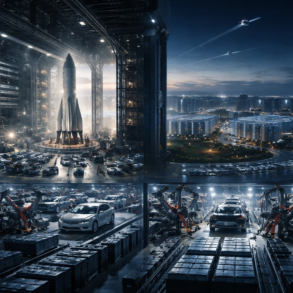 How a Tesla-SpaceX Combination Could Unify Batteries, Chips, AI and Connectivity