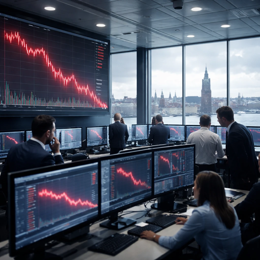 Stockholm ends lower as resource and industrial names weigh on OMX Stockholm 30