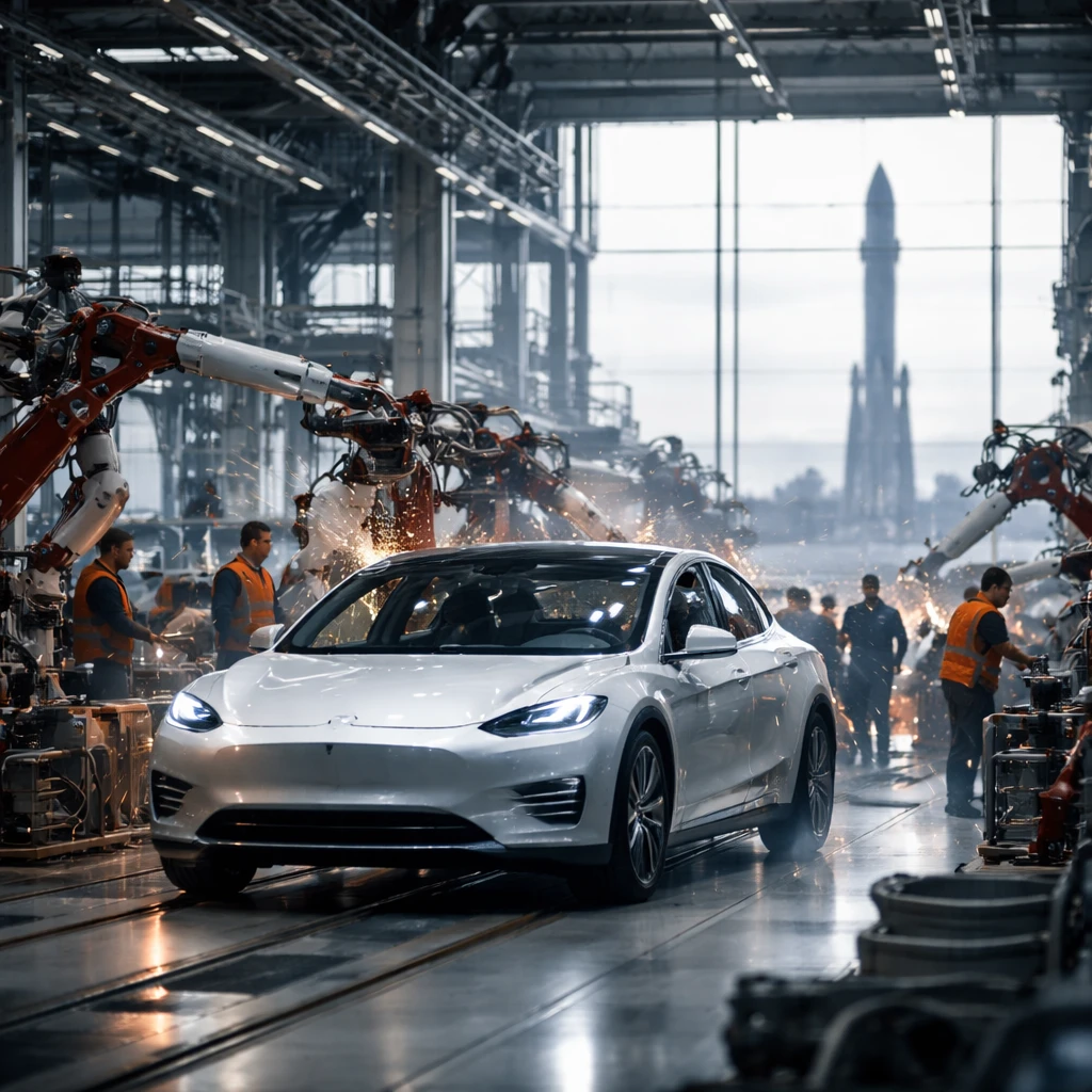 Tesla Shares Jump After-Hours as Company Weighs Splitting China Unit Amid SpaceX Merger Talks