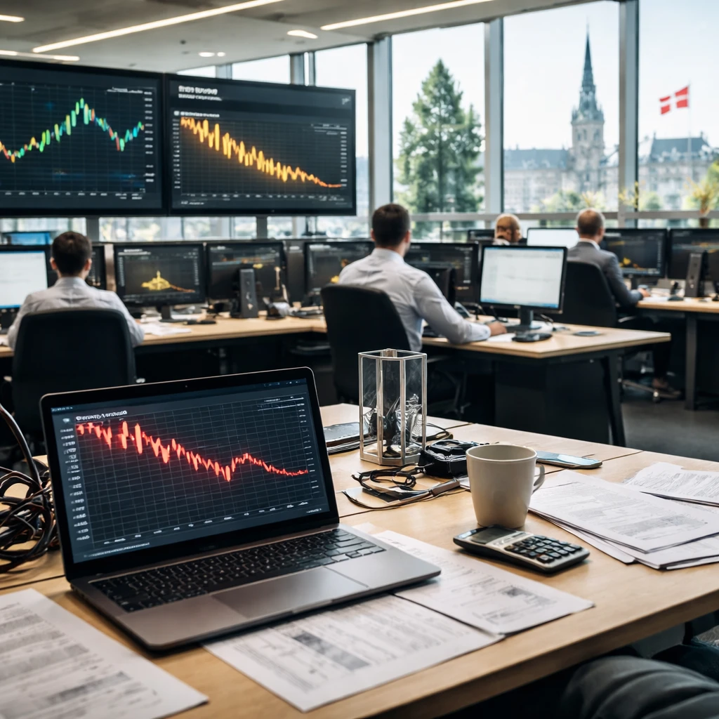 Copenhagen Index Closes Lower as Materials and Financial Names Weigh on Market