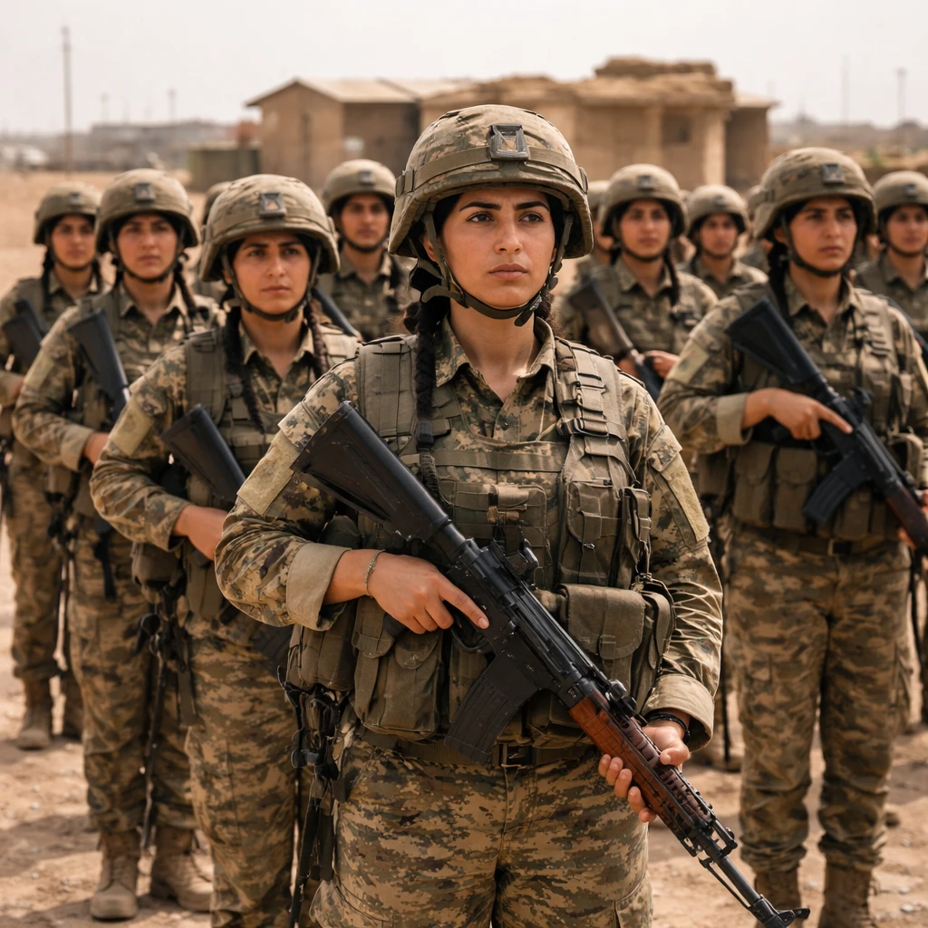 Kurdish Women Fighters Seek Formal Role as Syria’s New Authorities Reshape Security Forces