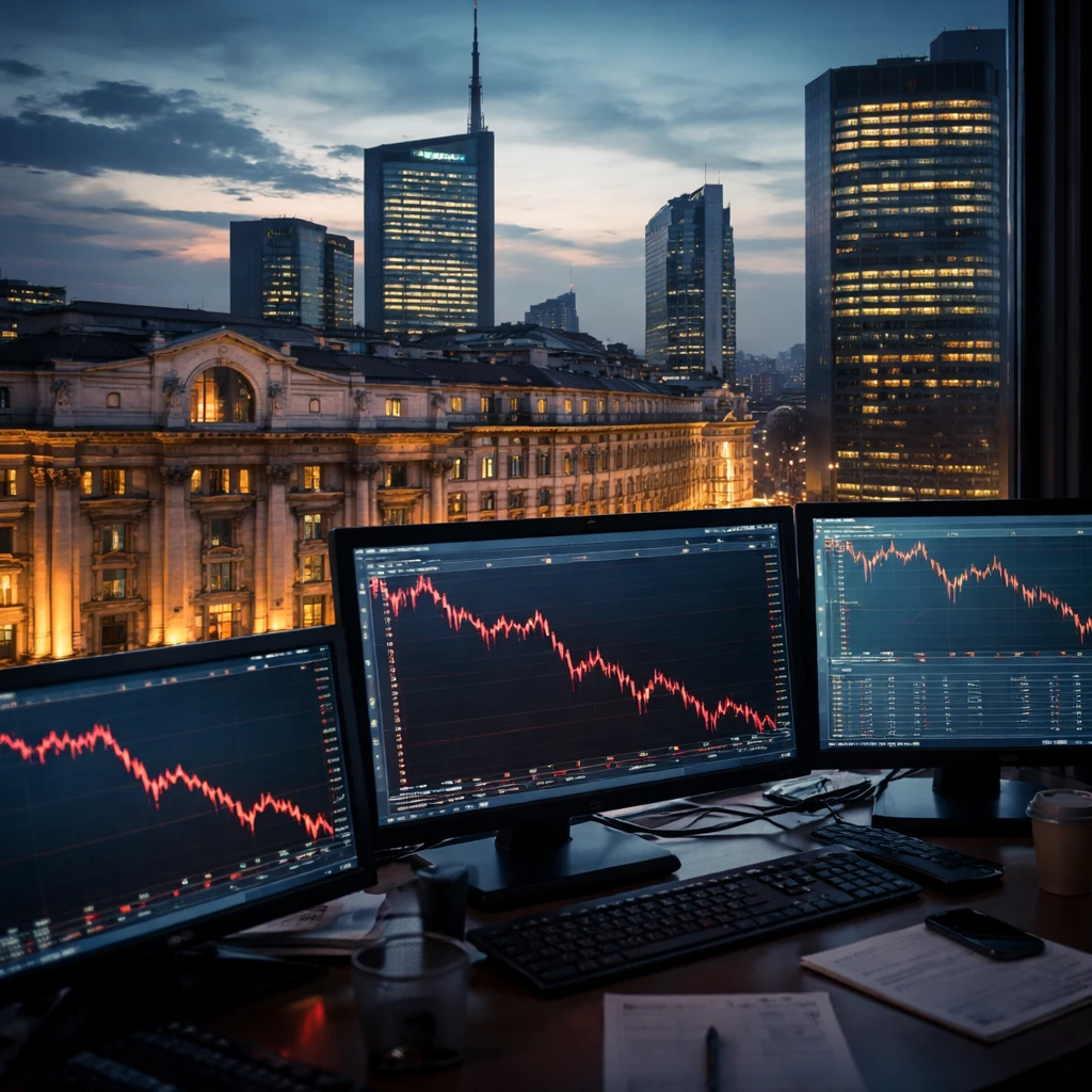 Milan Stocks Retreat as Chemicals, Technology and Industrials Lead Losses