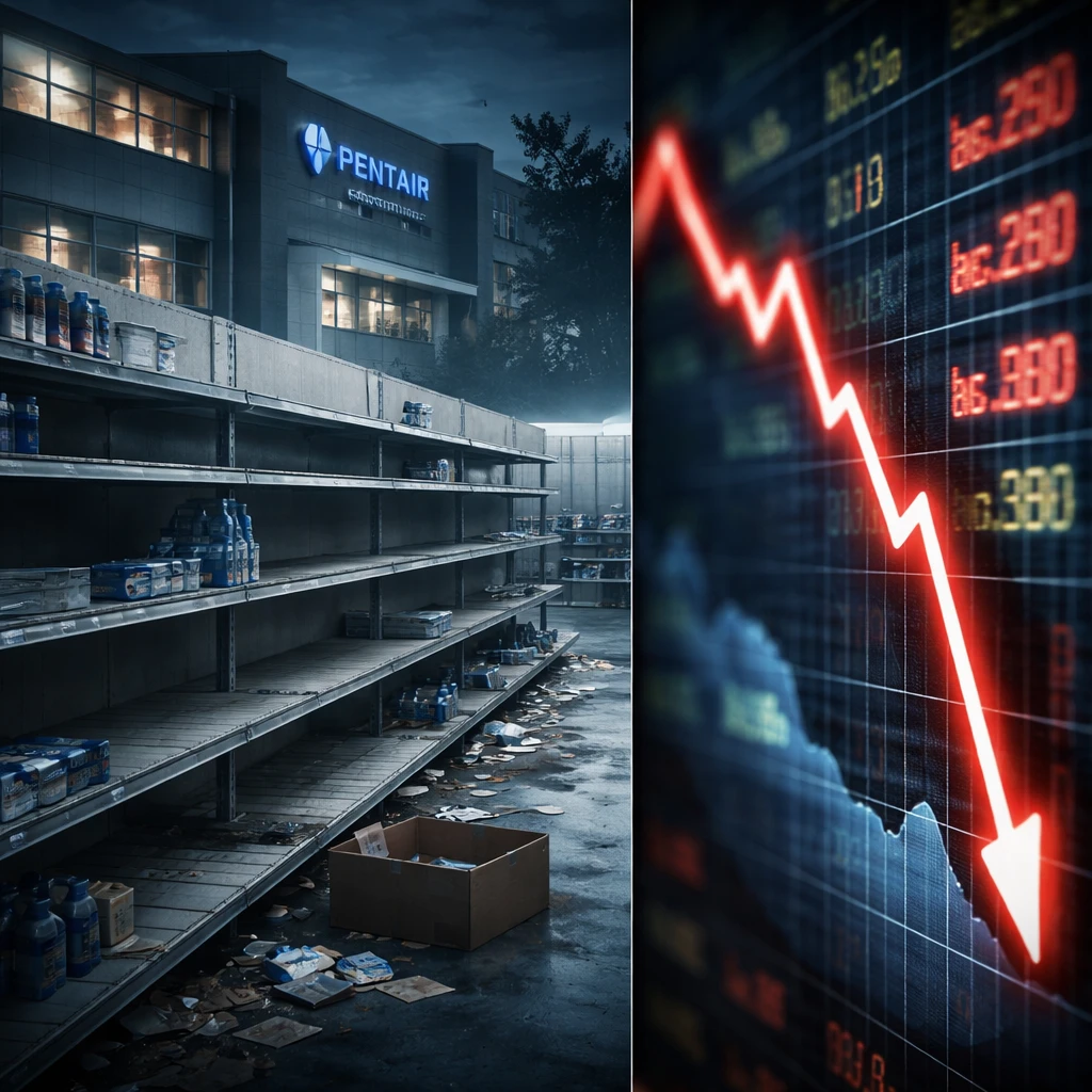 Pentair Shares Collapse After Abrupt Inventory Hit and CFO Exit