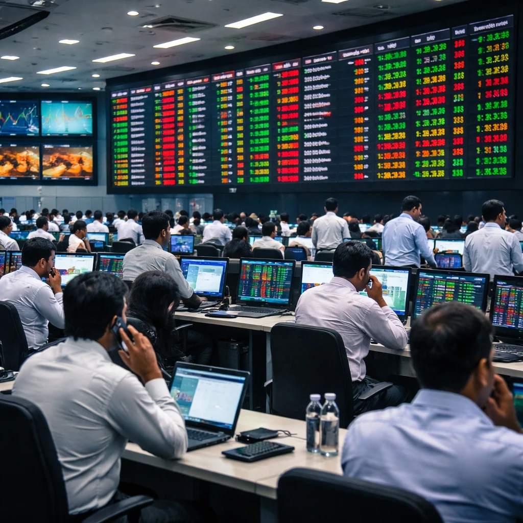Nifty slips marginally as FMCG, healthcare and banking stocks weigh; Tata Motors leads gains