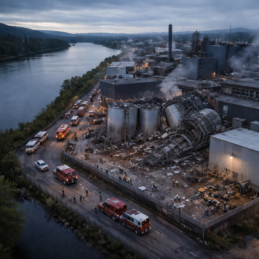 All 11 Victims Recovered After White Liquor Tank Implosion at Washington Paper Plant