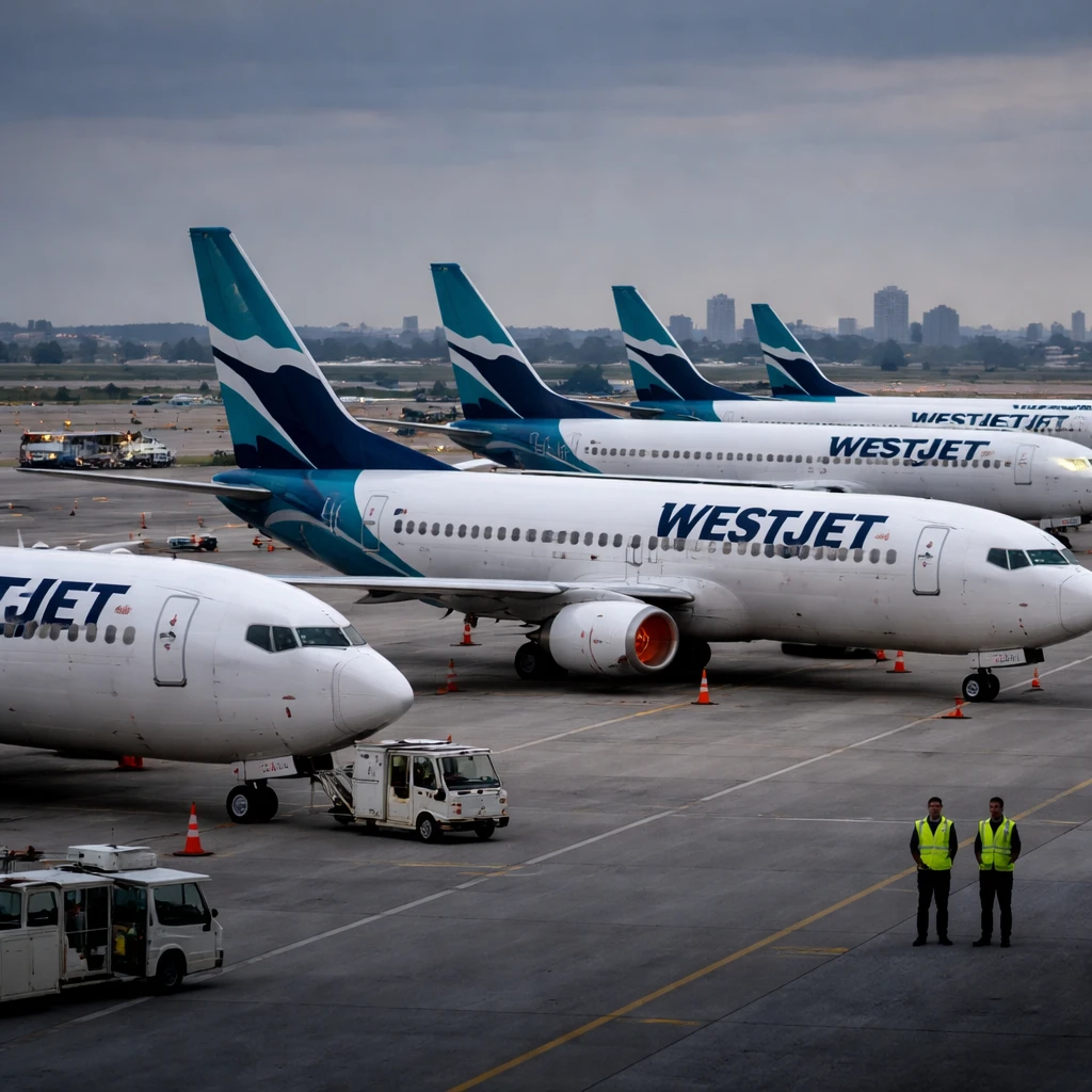 WestJet Grounds 737s as Flight Attendant Talks Stall, Strike Threat Looms