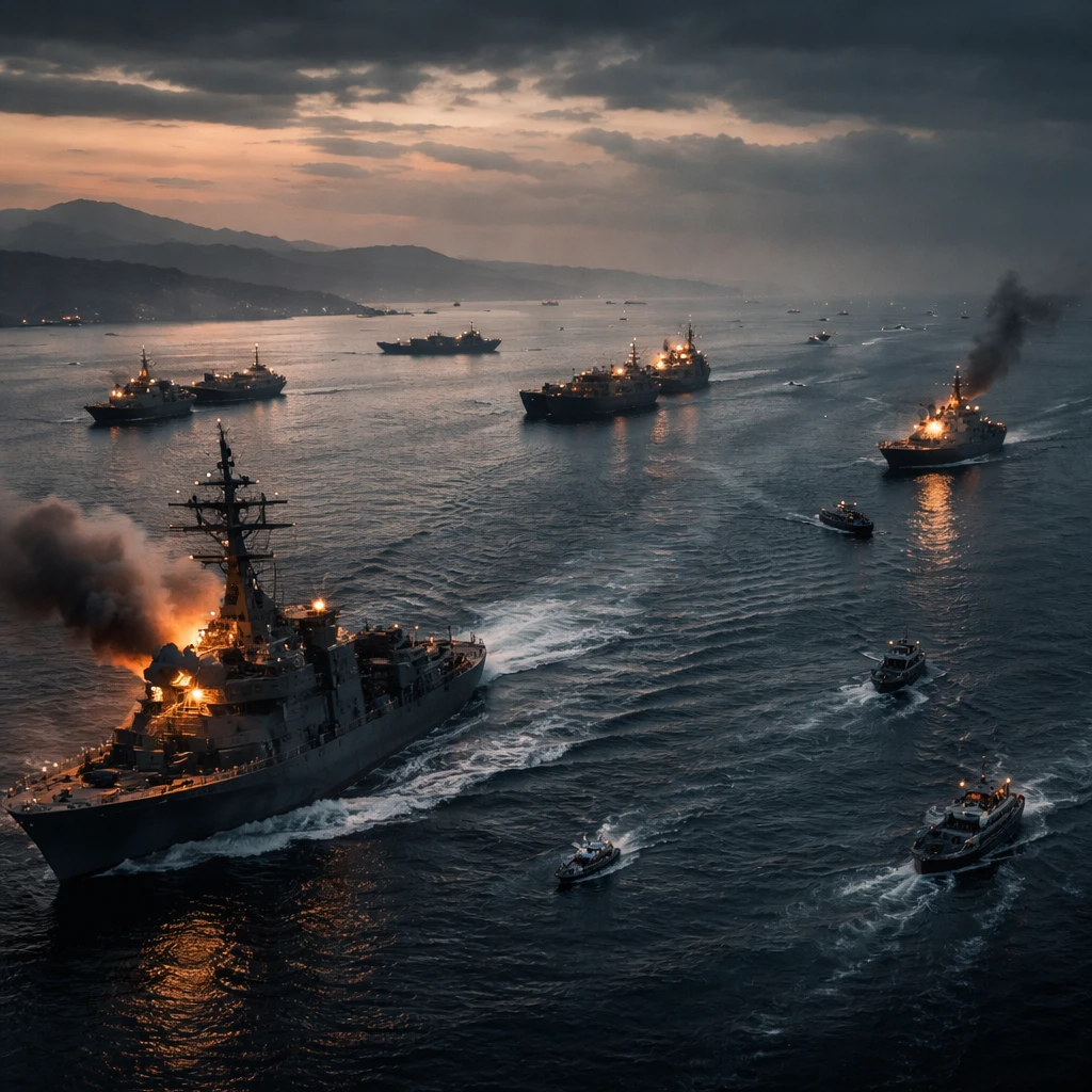 U.S. and Iran Intensify Strikes as Strait of Hormuz Remains a Flashpoint