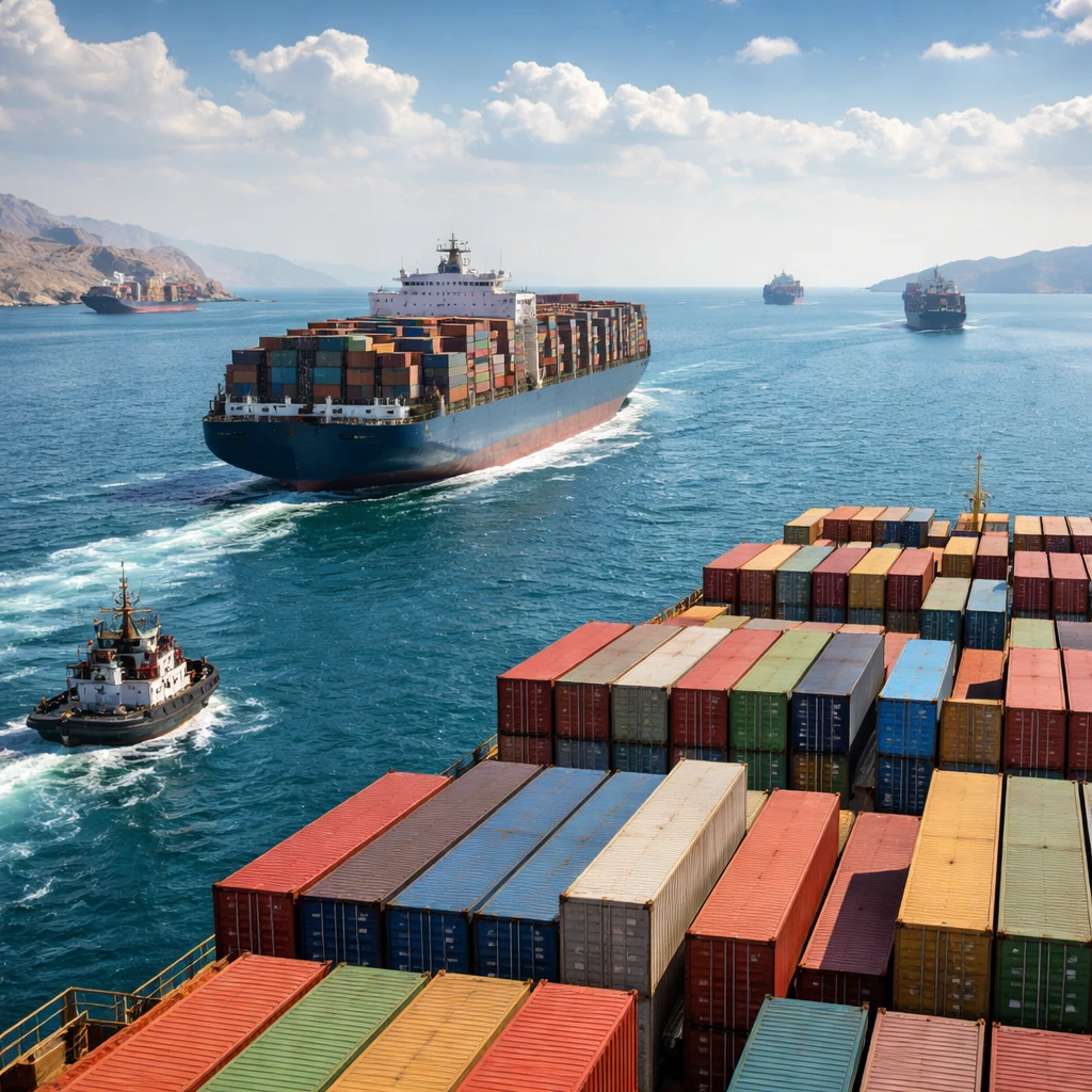 European shipping stocks slip after U.S. statement on Hormuz passage