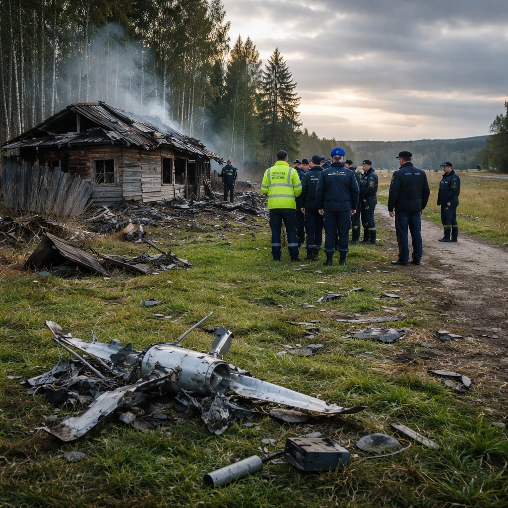 Drone Strike Near Russian Border Kills One as Authorities Report Mass Interceptions