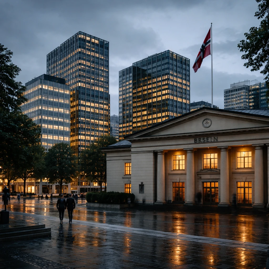 Oslo benchmark slips as Media, Transport and Financials weigh on market