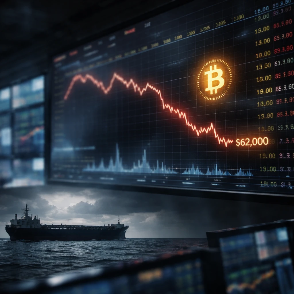 Bitcoin Retreats to Just Above $62,000 as U.S.-Iran Hostilities Resurface