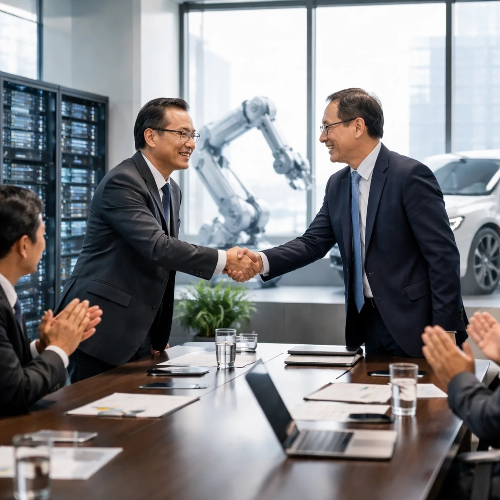 Sharp and Hon Hai Ink Memorandum to Explore AI, EVs and Automation Opportunities
