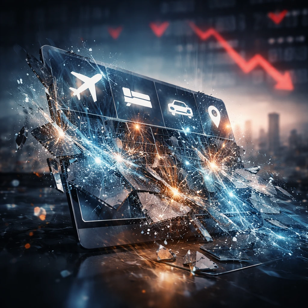 Travel Stocks Slide as Report Flags AI Threat to Booking Platforms