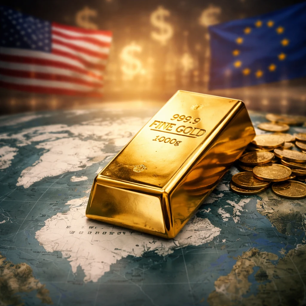 Gold Climbs Above $4,800 Amid Rising Geopolitical Strains Over Greenland