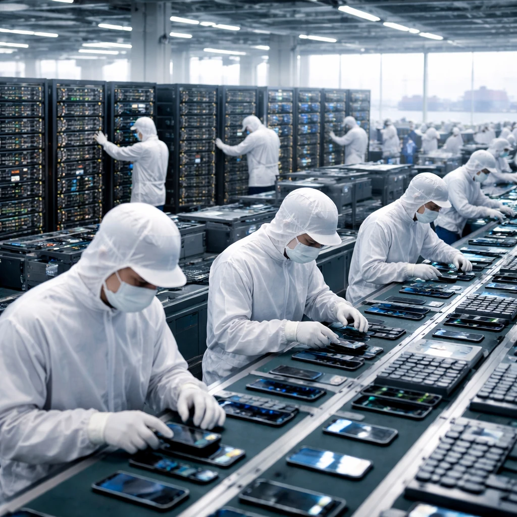 Foxconn Q1 revenue jumps nearly 30% on AI server demand but flags Middle East volatility