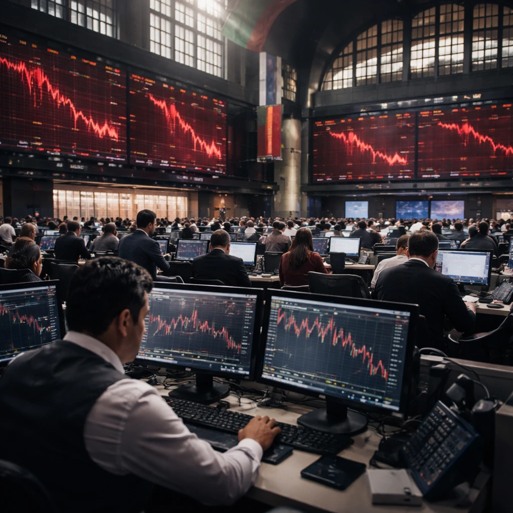 Mexican equities close lower as S&P/BMV IPC drops 1.09%