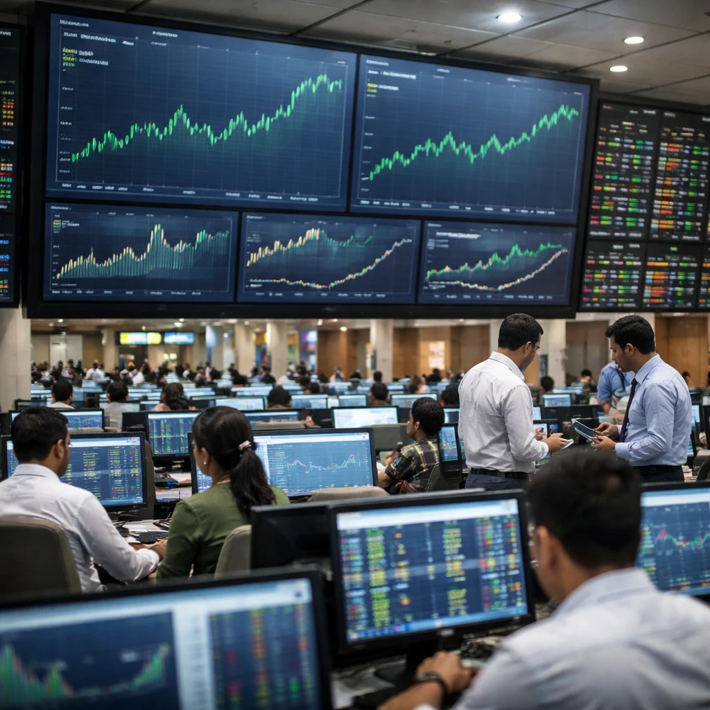 Indian equity indices close marginally higher as auto, real estate and banking stocks lead gains