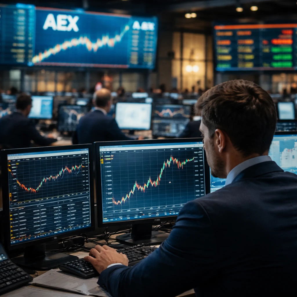 AEX Edges Lower as Healthcare, Real Estate and Industrials Weigh on Amsterdam Close