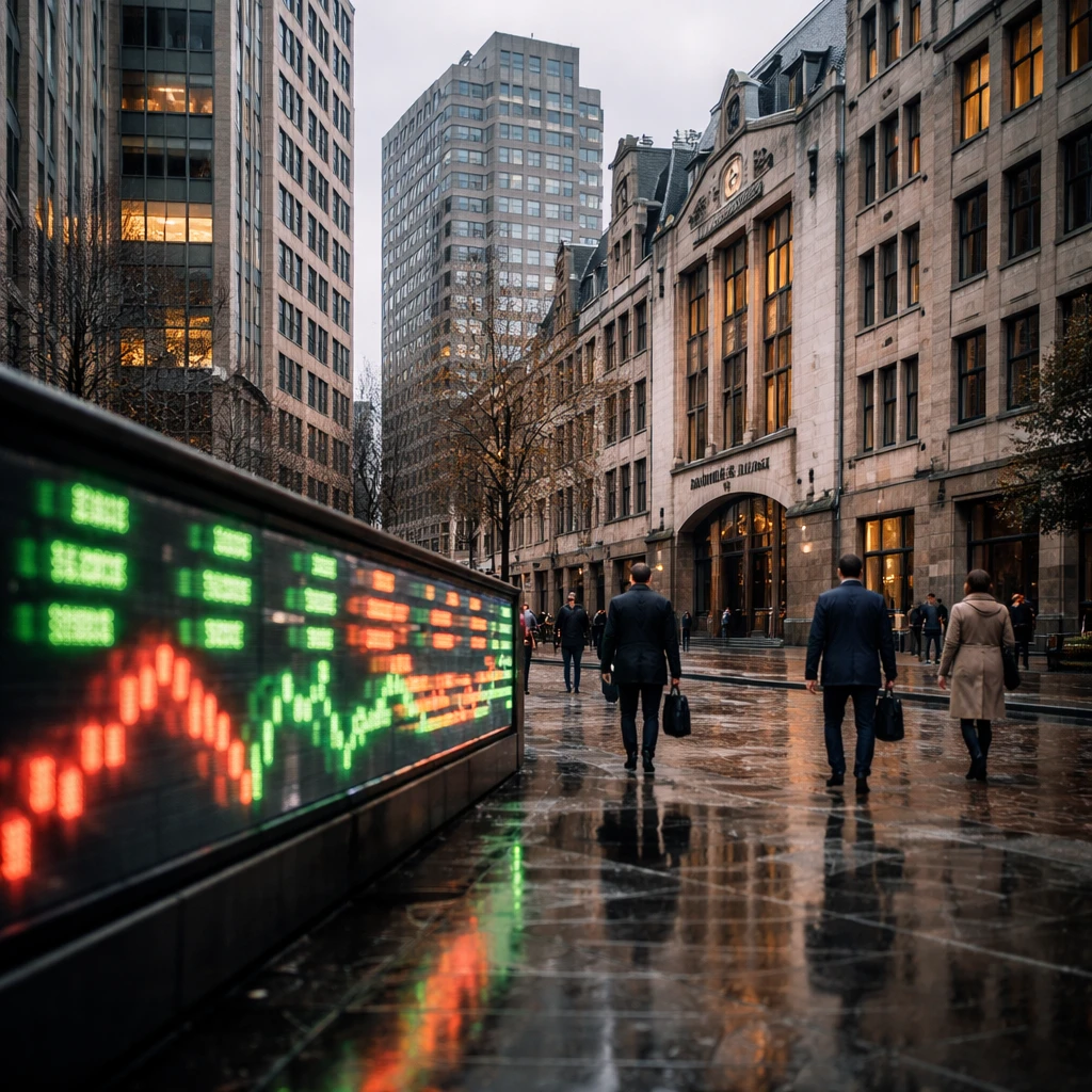 AEX Edges Lower as Industrials, Materials and Property Stocks Drag Index Down