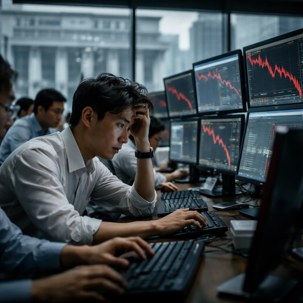 Record June Equity Exodus Hits South Korea as Tech Slide and Rate Move Roil Markets