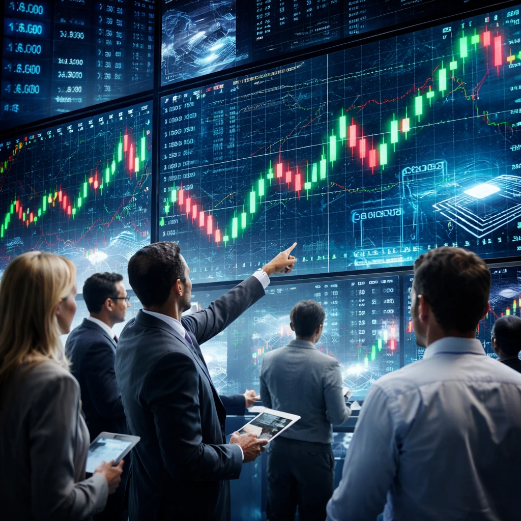 Tech and chip names lead Wednesday’s market swings as a broad set of stocks move sharply