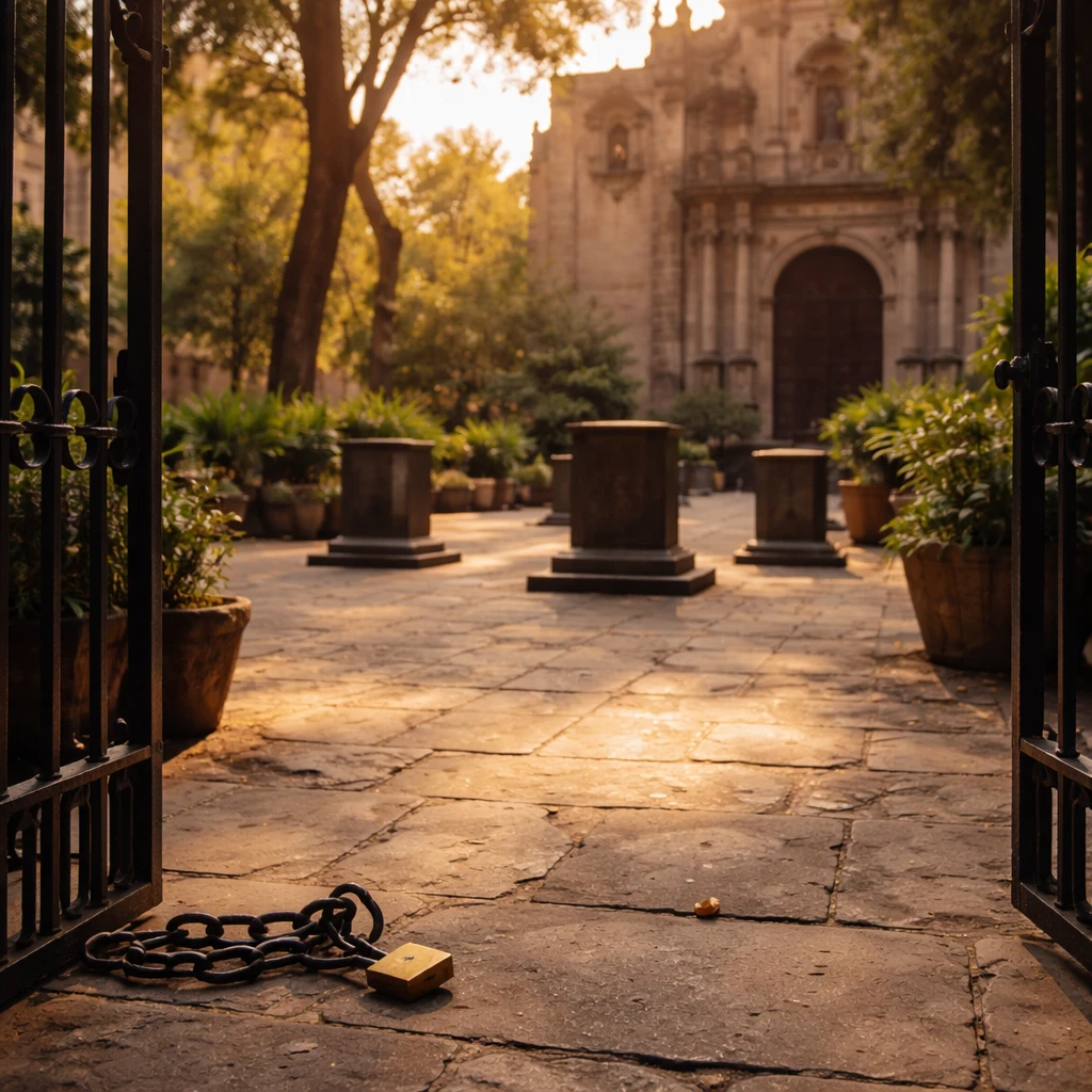 Man Detained in Mexico City After Bronze Sculptures, Including Leonora Carrington Work, Are Taken from Church Courtyard