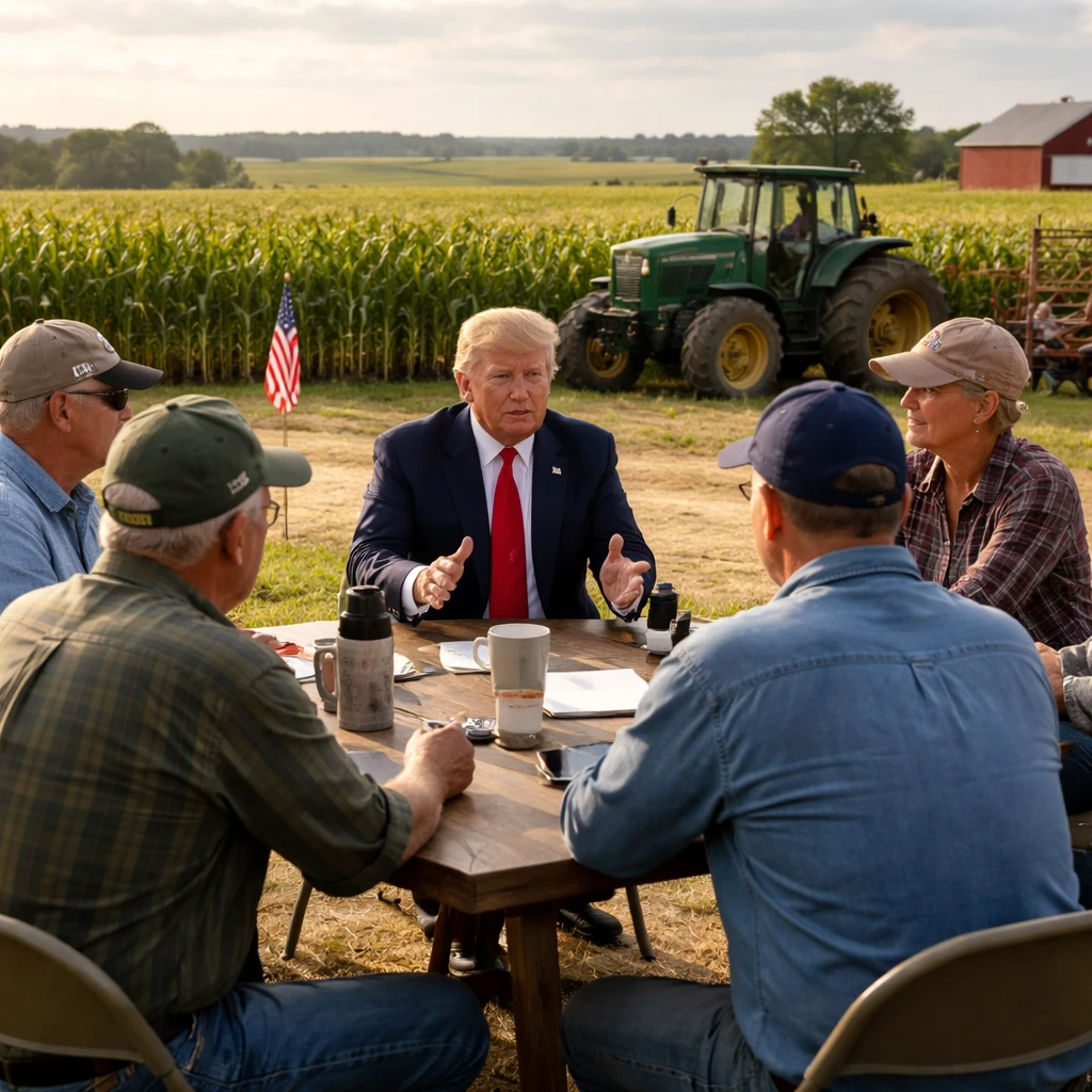 Trump Pledges Relief to Farmers as Fuel and Fertilizer Costs Stay High