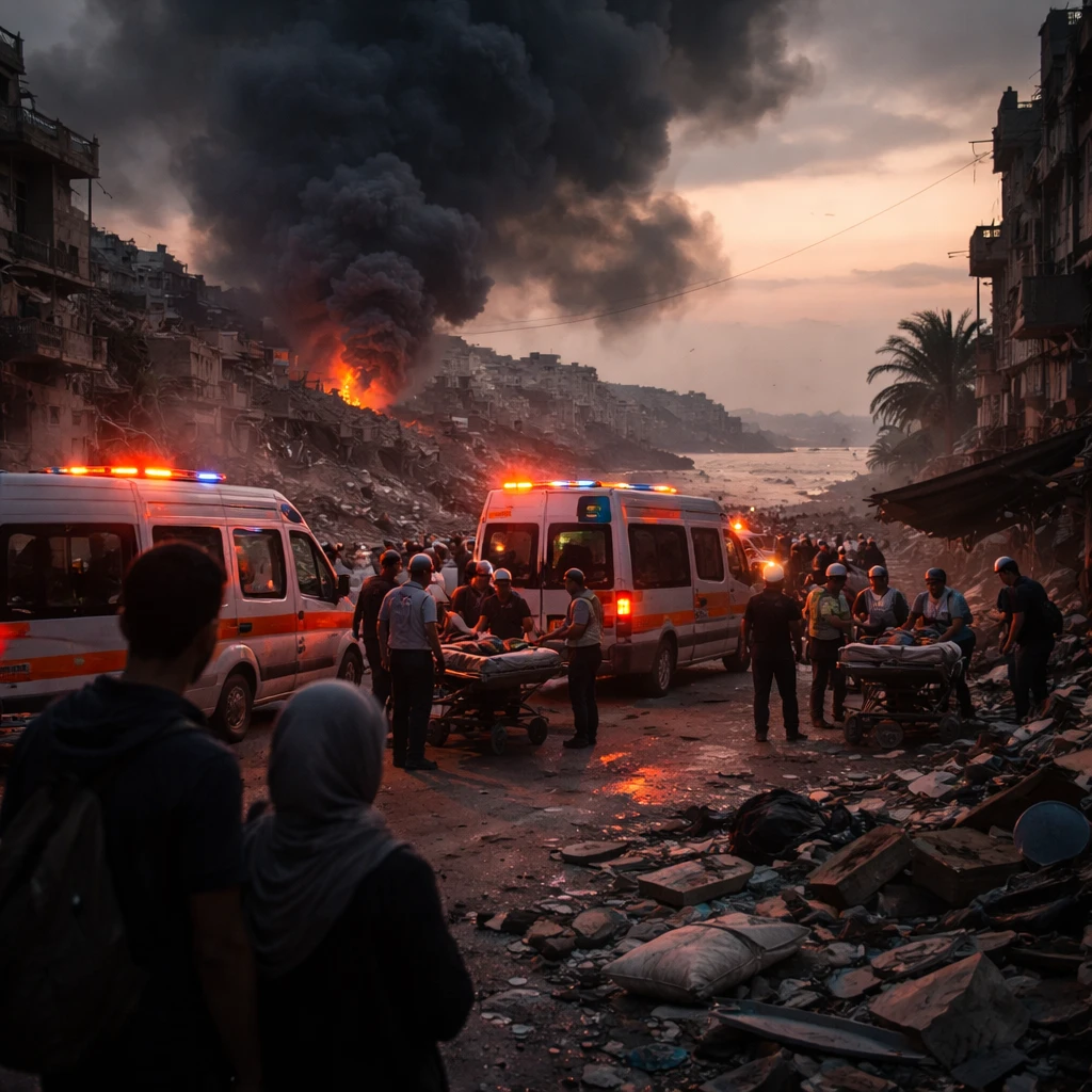 Israeli Strike in Gaza Kills Three as Fighting Spreads Across the Region