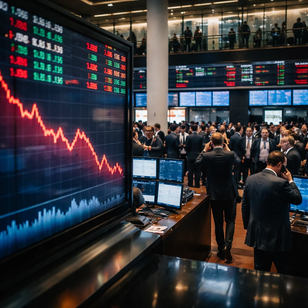 Paris Stocks Retreat as CAC 40 Falls 1.64% at Close