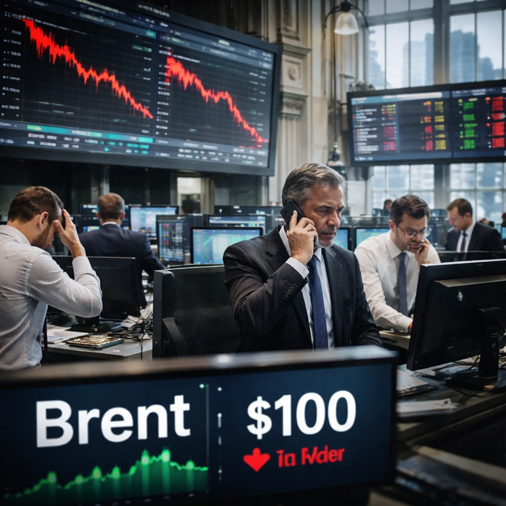European Stocks Slip as Brent Approaches $100 and ECB Poised to Raise Rates