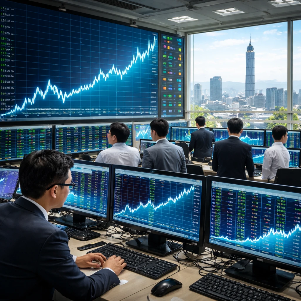Taiwan Stocks Rally Around AI Exports as Tech Firms Dominate Trading