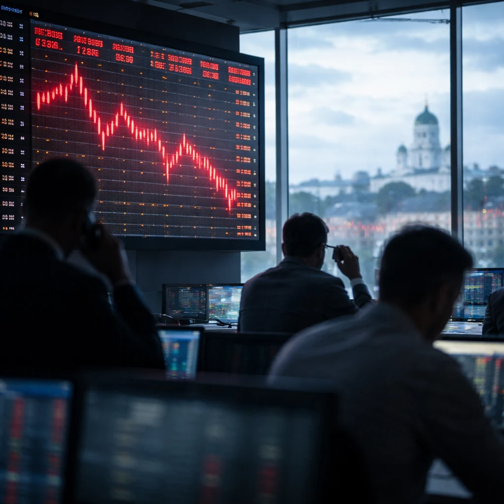 Helsinki benchmark closes lower as oil, telecoms and utilities weigh on market