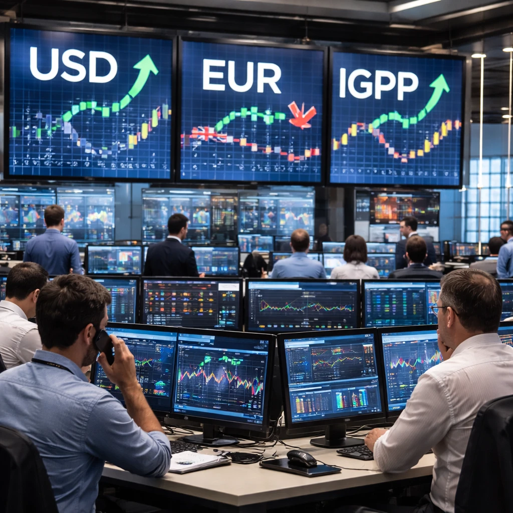 U.S. Dollar Gains Traction Amid Economic Signals; Sterling Experiences Slight Uptick