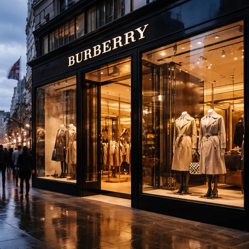 Burberry Shares Plunge After Mixed FY2026 Results and No Dividend