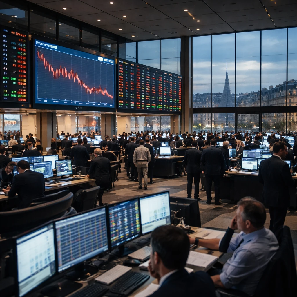 Paris Stocks Slip as Oil & Gas, Utilities and Consumer Services Weigh on CAC 40